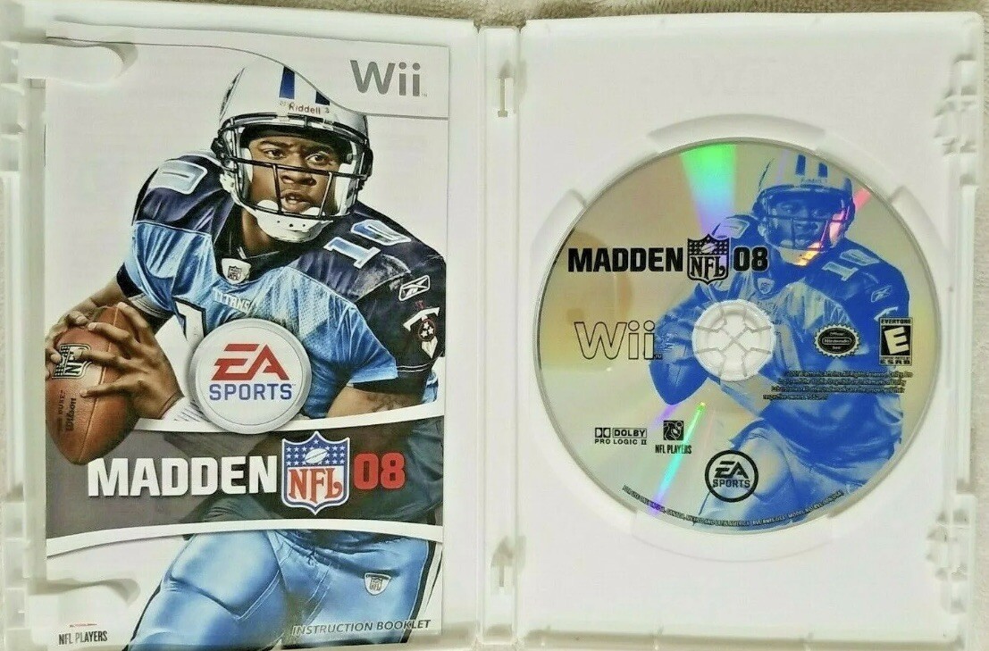 Madden NFL 08 EA Sports Football Nintendo Wii - Complete - Clean ...