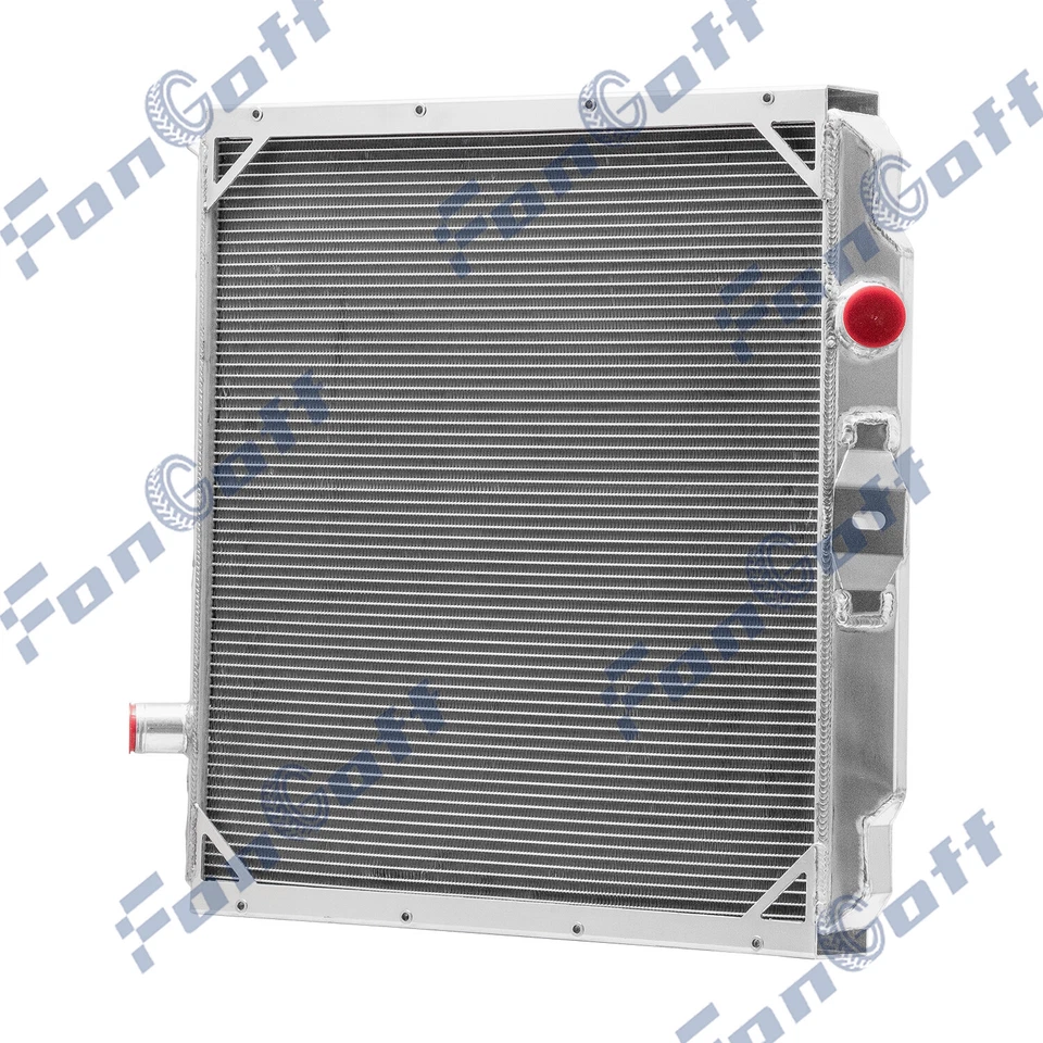 4 Row Aluminum Radiator For 1992-2006 AM General Hummer H1 5.7L/ 6.2L/ 6.5L V8 Foto 4 de 4