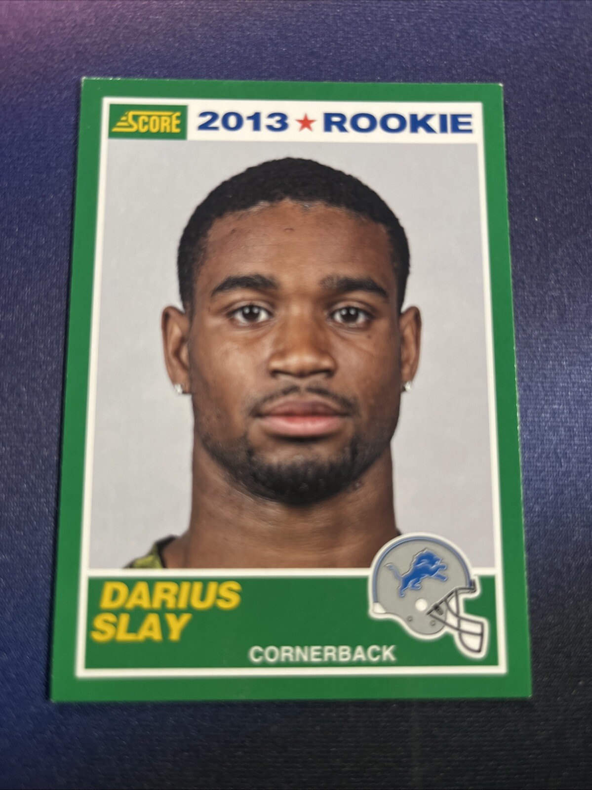 2013 Score Football Darius Slay Rookie RC Green #342 - Lions / Eagles