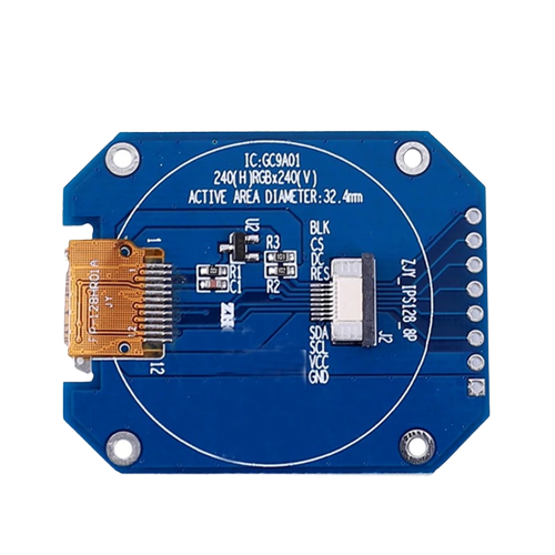 Round TFT LCD 1.28 inch Module 240x240 IPS Display with GC9A01 Driver - 第 3/11 張圖片