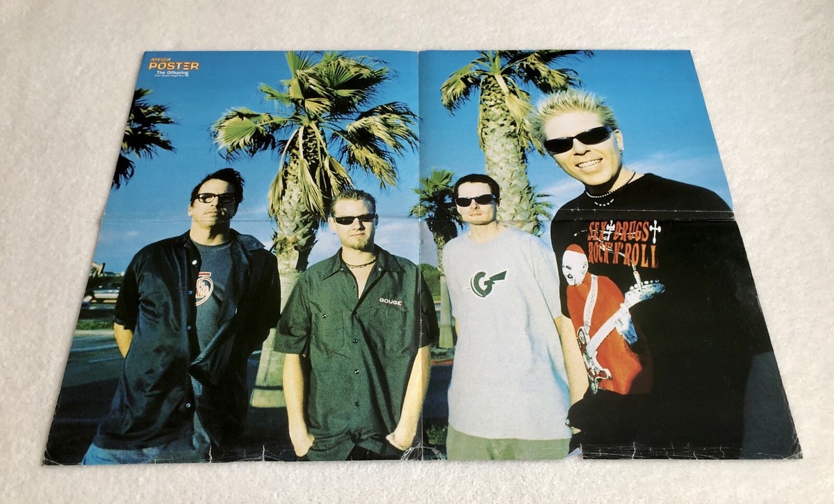 THE OFFSPRING 1999 Poster Swedish Music Magazine OKEJ Rare 1990s