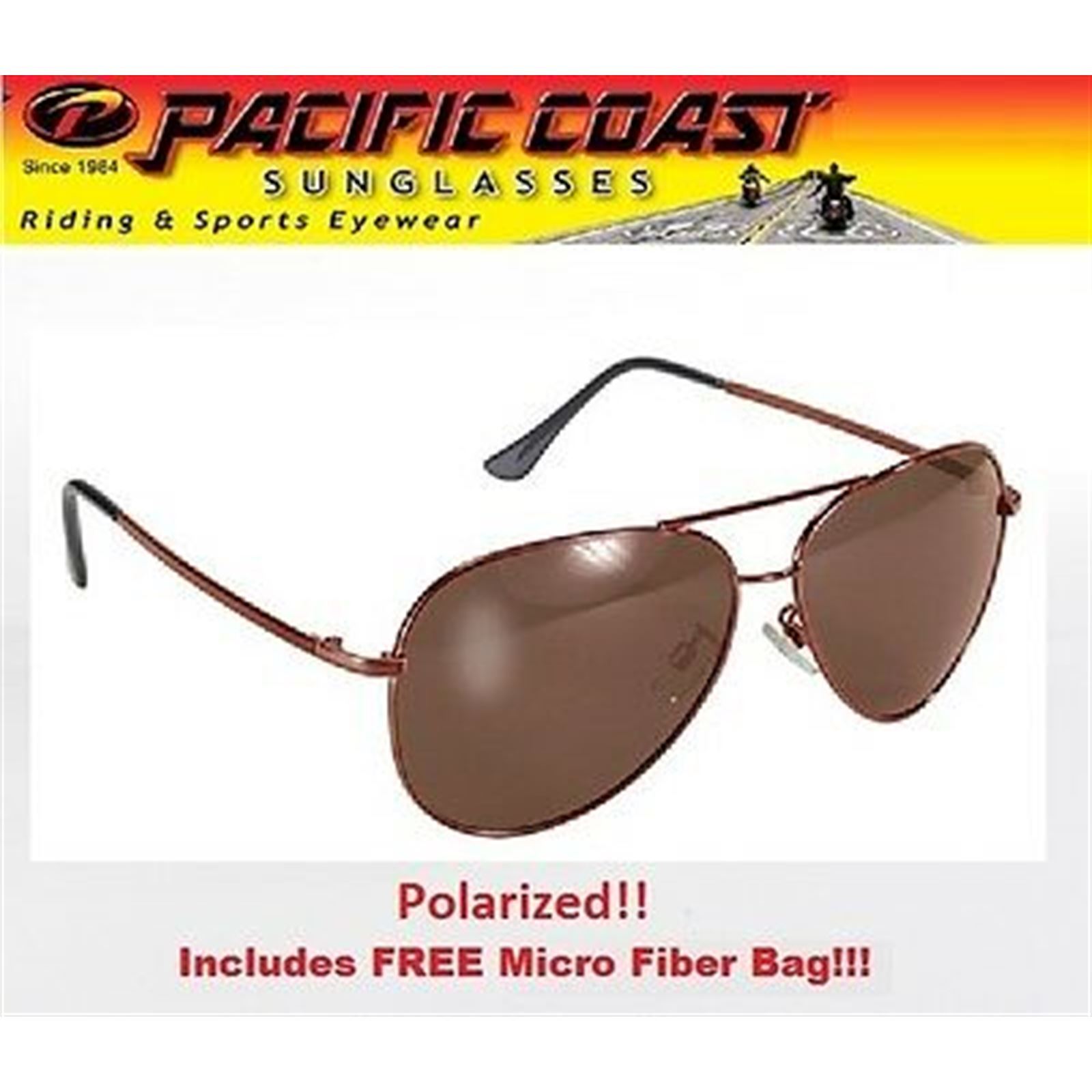 Copper Aviator Sunglasses with Polarized Lenses for Men-image