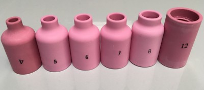 SR17 Keramische Gasdüse 2 xSR18 SR26 WP17 TIG WIG für Gaslinsen Gaslinse Wolfram