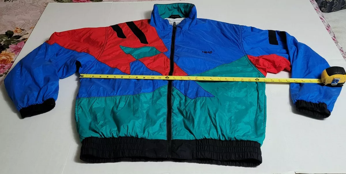 Head Sportswear Worldwide Vintage Color Block Jacket Multicolor Adult Size L