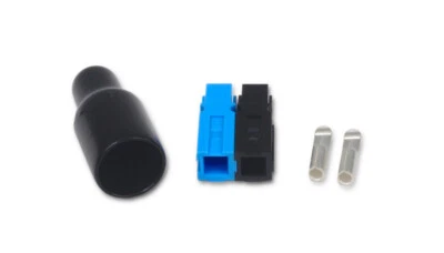 MOTOCADDY ERSATZ LiFePO4 STECKER KIT GOLF AKKU BLAU & SCHWARZ STECKER - Bild 1 von 2