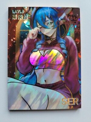 Senpai Goddess Haven Card - Layla - Genshin Impact - NSZW-5-5-006 SER
