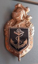 Insigne Gendarmerie Maritime Drago attache pins 1980s ORIGINAL BADGE Marine