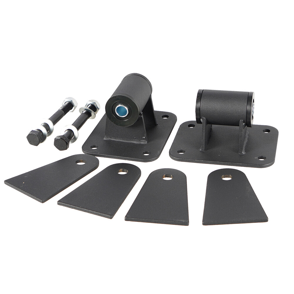 Universal Engine Motor Mounts Conversion Swap For LS LS1 LS2 LS3 LS6 LS7 Black
