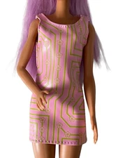 New Disney ily 4Ever 11" Doll Mulan Pink Green Tech Print Fits Barbie Clothes