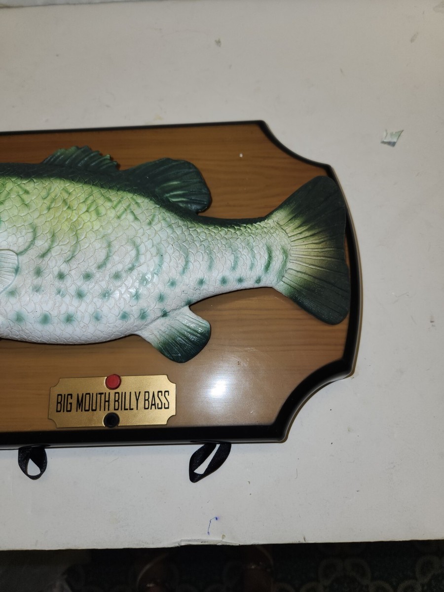 Big Mouth Billy Bass - Poisson Chantant Animé Gemmy 1999 - Vintage, Testé Fonctionnel Billy Bass Vintage 1999