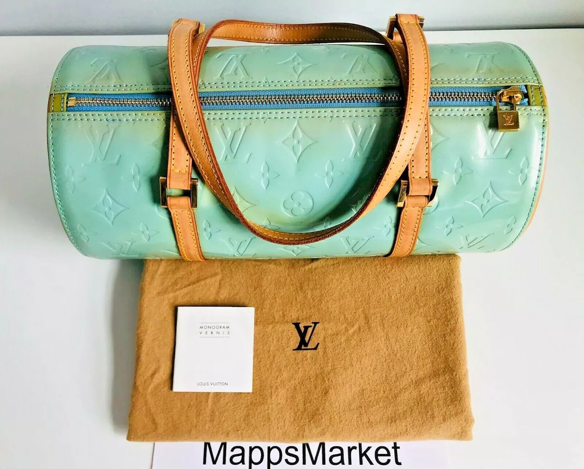 Louis Vuitton Ivory Monogram Vernis Bedford Papillon Top Handle Shoulder Bag