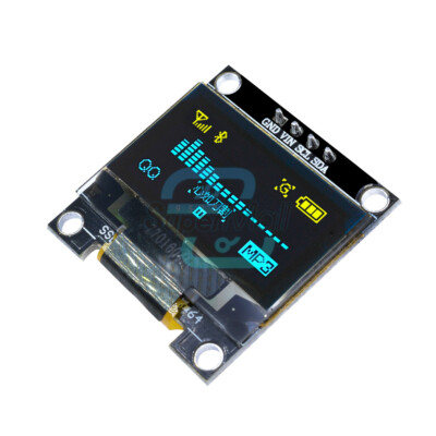 0.96'' I2C IIC 128X64 Yellow &Blue OLED Serial LCD LED Display Module for Arduino