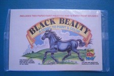 Wendy's 1993 - Black Beauty Paint and Color Comic MIP