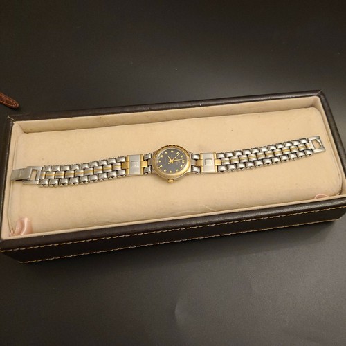 Robinson 18k GOLD CROWN VINTAGE Montre Femme Saphir 24 Plaqué or 10 Mic |  eBay