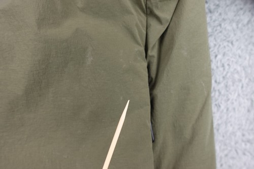 Hill City Shirt Jacket Mens Large Green Thermal Light Weight Coat Snap Front - Picture 12 of 15