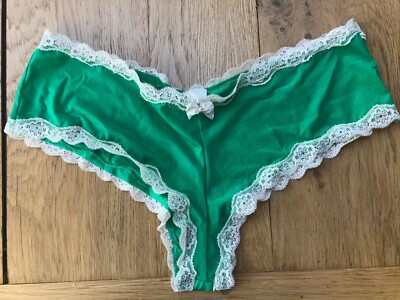 C&A Ladies Knickers Frill Edging Hipster Bikini Style Size 14 16