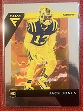 2022 Chronicles Football Jack Jones Flux Silver Prizm Rookie #FX-20 Patriots