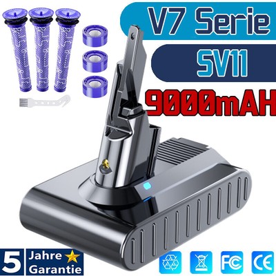 V7 9000mAh Akku für Dyson V7 SV11 Motorhead Animal Absolut Tier Trigger Batterie