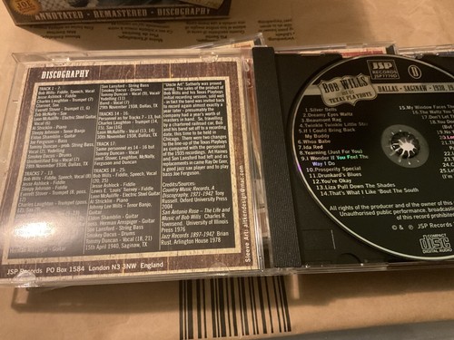 Bob Wills And His Texas Playboys - King of Western Swing (4 CD Box Set, 2007)  - Picture 8 of 8