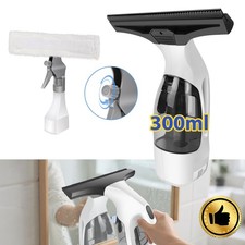 Cordless Window Vac Squeegee Head Streak Free Cleaning Recharge Compact300ml