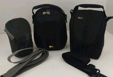 Lot Of Three Camera Bags Lowepro Case Logic 