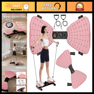 440 lbs Capacity Waist Twister Machine - Fitness Tool for Slim Waist & Core, LED