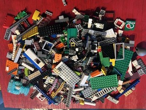 Lego 2 lbs Bulk Lot Mixed Themes Random Pieces - Start a Collection! (3)