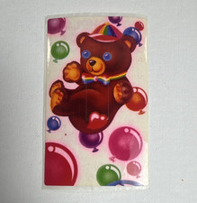 Vintage 1980s Lisa Frank Teddy Bear Balloons Light Switchplate Sticker 341479
