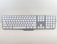 Genuine Apple Keyboard Wired A1243 White Slim Keyboard W/ Numeric Keypad - WORKS