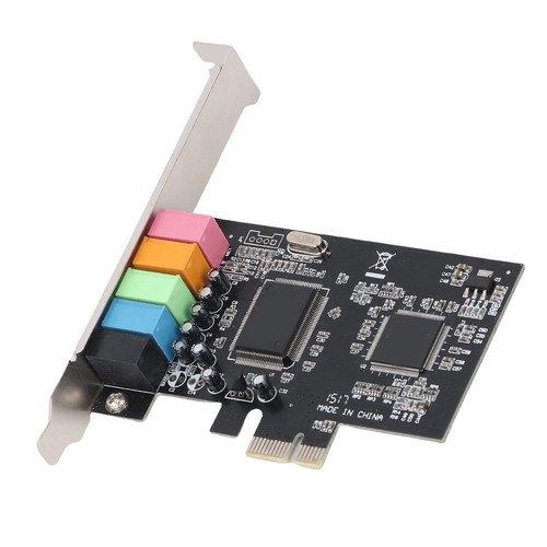 PCIe Sound Card 5.1 Internal Audible Card 32/64 Bit Stereo PCI Express Adap UMYL - 第 2/24 張圖片