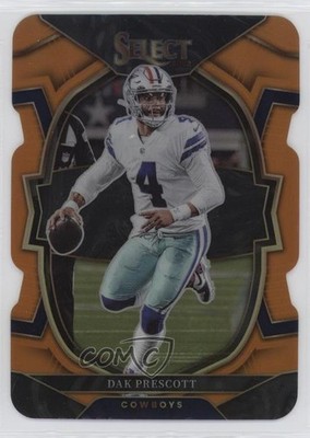 2022 Panini Select Concourse Orange Prizm Die-Cut 100/199 Dak Prescott #85 13lw