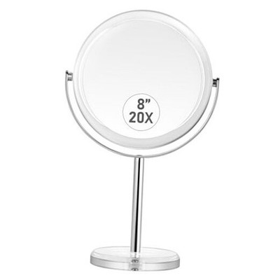 20X Magnifying Makeup Mirror,Double Sided 1X & 20X 8 Inches - 1x/20x