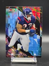 2024 Topps Finest - Uncommon Arian Foster #121 Sky Blue Refractor 102/250