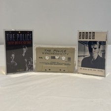 Sting Cassettes Dream Blue Turtles Every Breath You Take Police Synchronicity