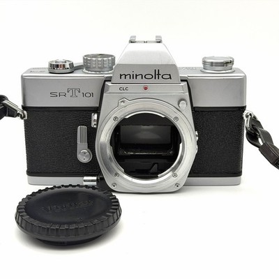 Minolta SRT101 35mm Camera; Shutter fires; No Meter; Shutter speeds are accurate
