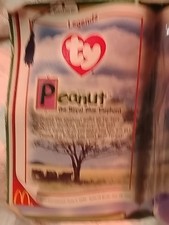 Ty Beanie Buddy Peanut The Elephant - Royal Blue