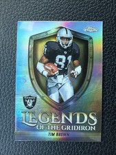 2025 Topps Chrome Football Tim Brown #LOG-22 Legends of the Gridiron Refractor