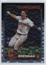 2024 Topps Series 1 Silver Crackle Foil Will Brennan #311 3n4