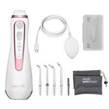 Waterpik Cordless Advanced 2.0 Water Flosser Rose Gold Rechargeable 4 Tips Set