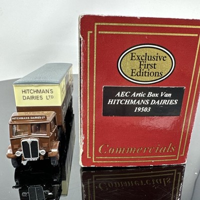EFE Commercials 1/76 19503 AEC Artic Box Van. Hitchmans Molkereien