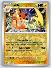 Raichu 064/193 Paldea Evolved Reverse Holo Pokemon Near Mint