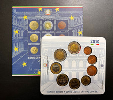 COIN SET - EURO - ITALIA 2010 - IPFS - FDC - DIVISIONALE UFFICIALE DA 9 MONETE