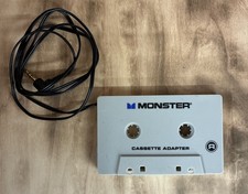 Vintage Cassette Adapter, Monster Aux Cord iCarPlay for Car Tape Deck, Auxiliary
