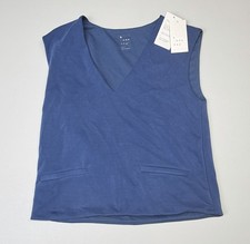 A New Day Sandwash Vest Woman s Blue Size Small New With Tags Pullover Comfort