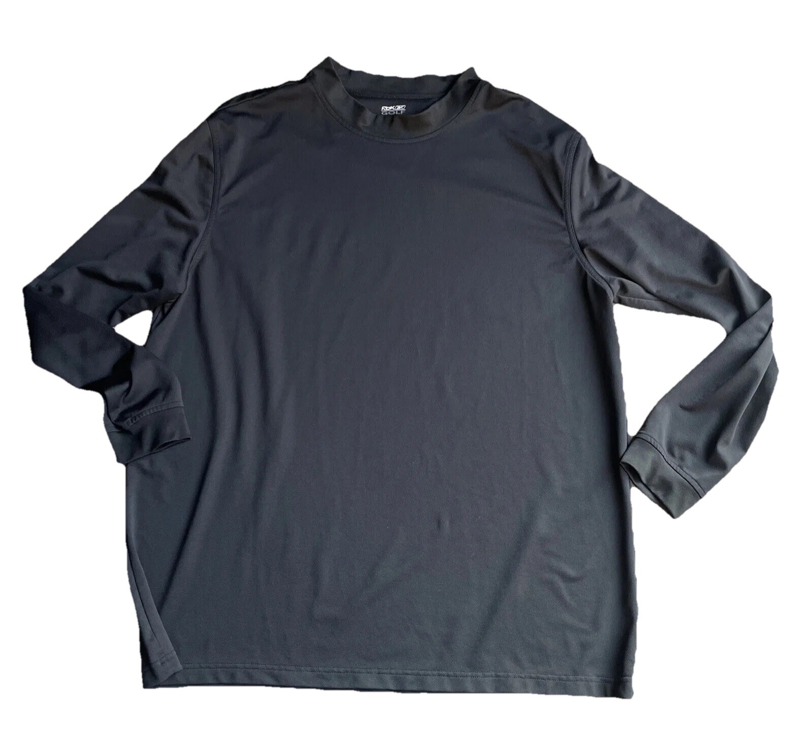 Reebok Mens Golfing Basic T-Shirt, Black, XX-Large