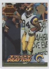 1994 Collector's Edge Pop Warner Bronze 22K Gold Helmet Troy Drayton #108 11pj