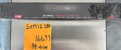 Mac Tools Edge 3/8 Inch Drive Spherical Socket Set