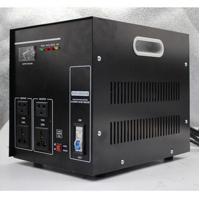 Automatic Voltage Stabilizer 1/1.5/2/3/5KVA Regulator 70-140/150-250V To110/220V