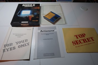 Hacker II The Doomsday Papers von Activision ~ OVP Amiga Spiel sehr guter Zustand