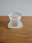 Fenton Glass Daisy And Button Clear Top Hat Toothpick Holder - 2.5"
